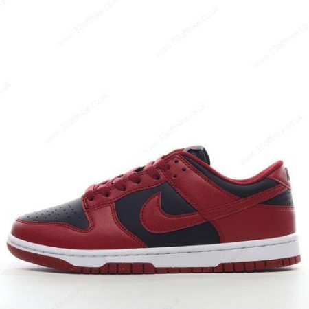 Nike Dunk Low Mens and Womens Shoes Black Red DN lhw