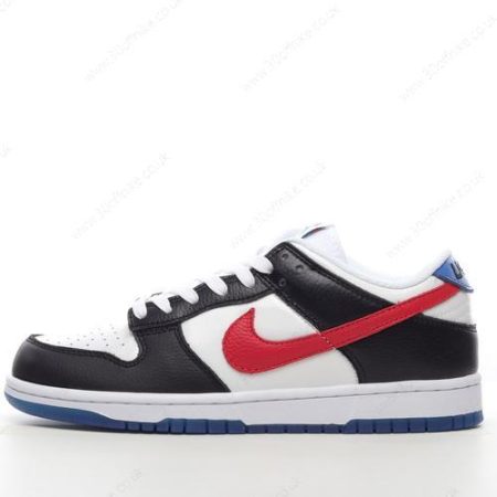 Nike Dunk Low Mens and Womens Shoes Black White Red Blue DM lhw