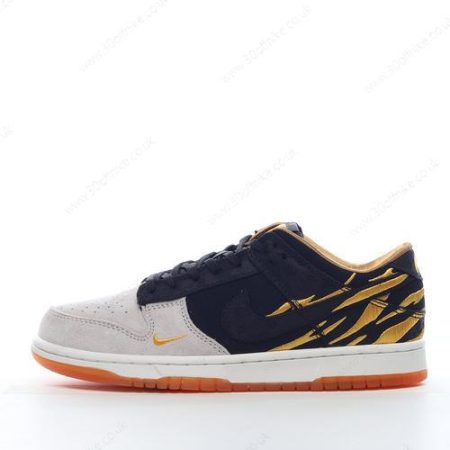 Nike Dunk Low Mens and Womens Shoes Black Yellow Grey DQ lhw