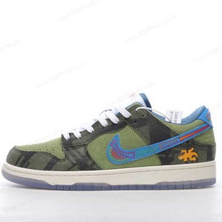 Nike Dunk Low Mens and Womens Shoes Green Blue DO lhw