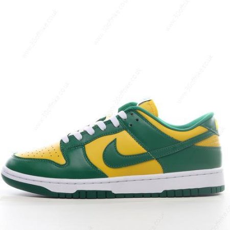 Nike Dunk Low Mens and Womens Shoes Green Yellow CU lhw