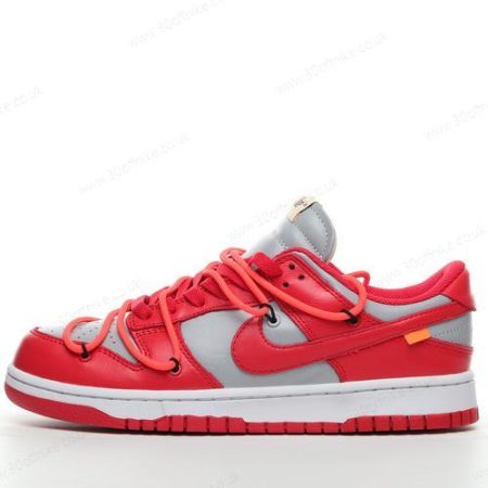 Nike Dunk Low Mens and Womens Shoes Grey Red CT lhw