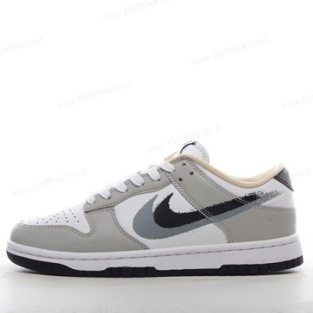 Nike Dunk Low Mens and Womens Shoes Grey White Black FD lhw