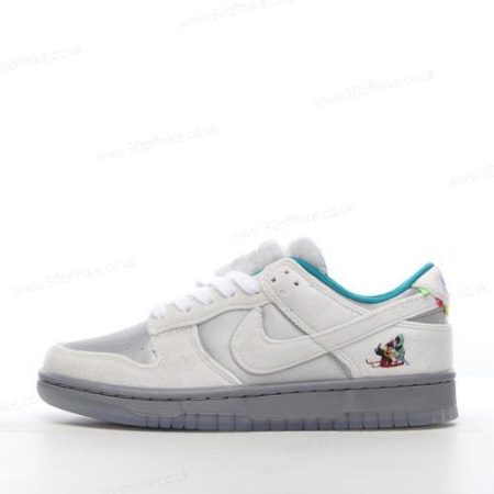 Nike Dunk Low Mens and Womens Shoes Grey White DO lhw
