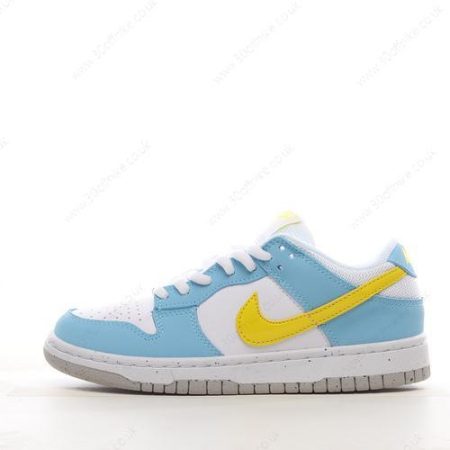 Nike Dunk Low Mens and Womens Shoes Yellow Blue White DX lhw