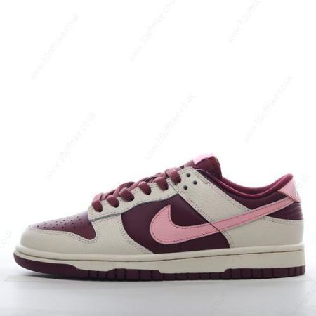 Nike Dunk Low Retro PRM Mens and Womens Shoes Pink Red Grey DR lhw