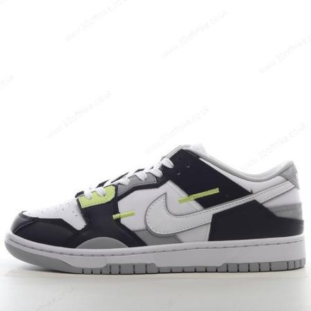 Nike Dunk Low Scrap Mens and Womens Shoes Black White Grey DC lhw
