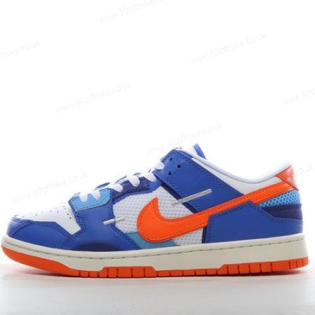 Nike Dunk Low Scrap Mens and Womens Shoes Blue White Orange DM lhw