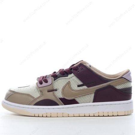 Nike Dunk Low Scrap Mens and Womens Shoes Brown DH lhw