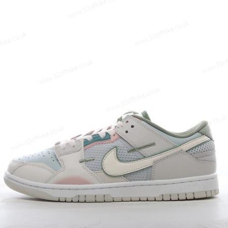 Nike Dunk Low Scrap Mens and Womens Shoes Green Grey White DM lhw