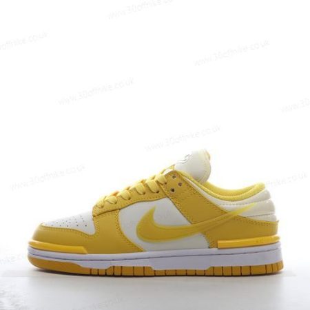 Nike Dunk Low Twist Mens and Womens Shoes Yellow White DZ lhw