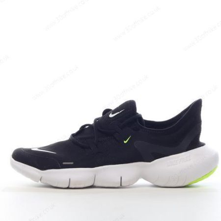Nike Free RN Mens and Womens Shoes Black White AQ lhw