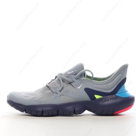 Nike Free RN Mens and Womens Shoes Blue Grey lhw