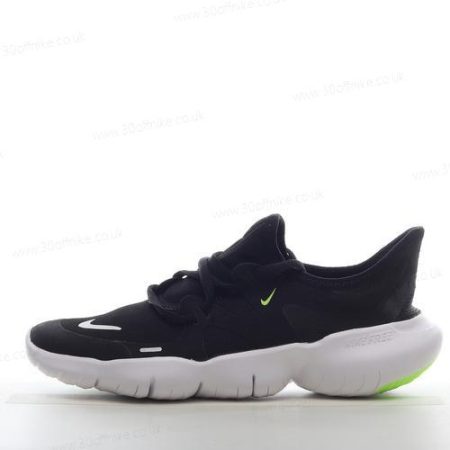Nike Free Run Mens and Womens Shoes Black White AQ lhw