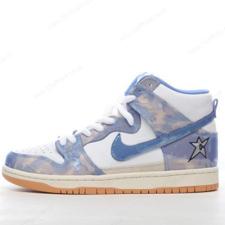 Nike SB Dunk High Mens and Womens Shoes Blue White CV lhw