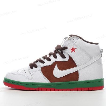 Nike SB Dunk High Mens and Womens Shoes Brown White lhw