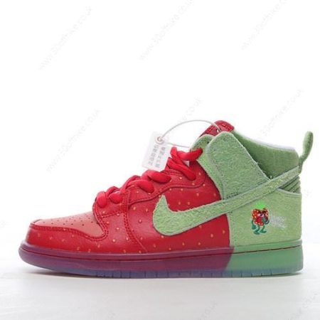 Nike SB Dunk High Mens and Womens Shoes Green Red CW lhw