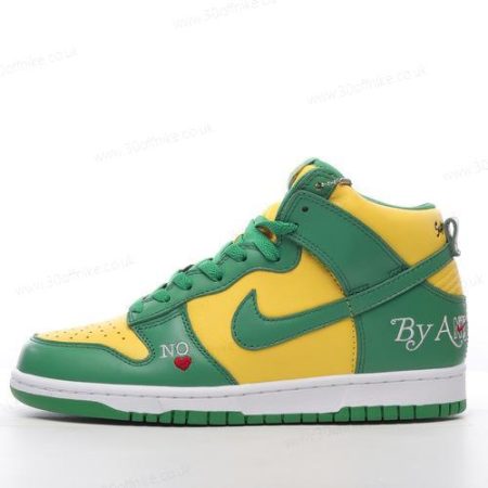 Nike SB Dunk High Mens and Womens Shoes Green White Yellow DN lhw