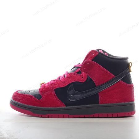 Nike SB Dunk High Mens and Womens Shoes Pink Black DX lhw