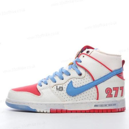 Nike SB Dunk High Pro Mens and Womens Shoes Blue Red White DH lhw