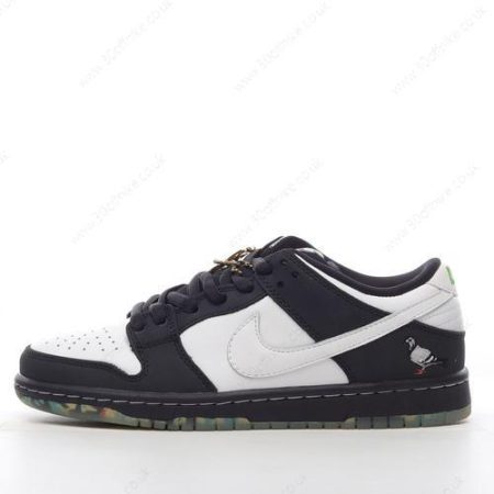 Nike SB Dunk Low Mens and Womens Shoes Black White BV lhw