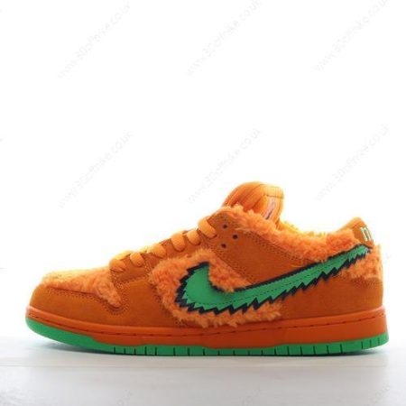 Nike SB Dunk Low Mens and Womens Shoes Green Orange CJ lhw