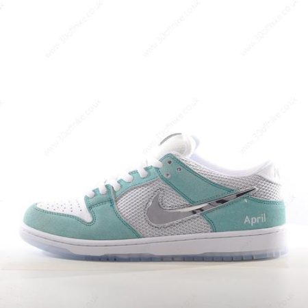 Nike SB Dunk Low Mens and Womens Shoes Green Silver Whtie FD lhw