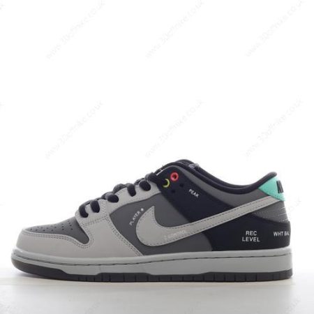 Nike SB Dunk Low Mens and Womens Shoes Grey Black White CV lhw