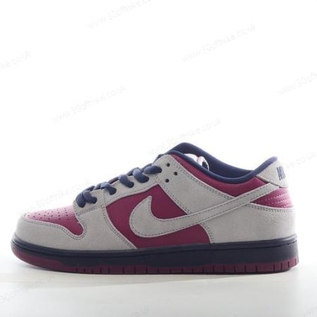 Nike SB Dunk Low Mens and Womens Shoes Grey Red BQ lhw