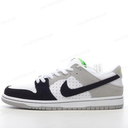 Nike SB Dunk Low Mens and Womens Shoes Grey White Black BQ lhw