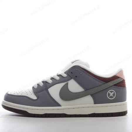 Nike SB Dunk Low Mens and Womens Shoes Grey White FQ lhw