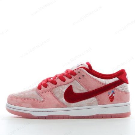 Nike SB Dunk Low Mens and Womens Shoes Pink Red White CT lhw
