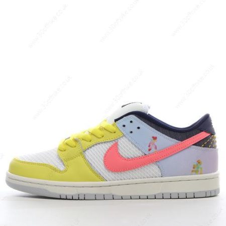 Nike SB Dunk Low Mens and Womens Shoes Pink Yellow Grey Black DX lhw