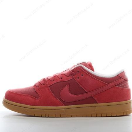 Nike SB Dunk Low Mens and Womens Shoes Red DV lhw