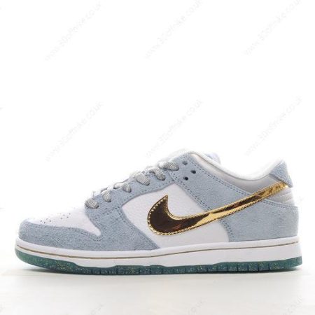 Nike SB Dunk Low Mens and Womens Shoes Silver Gold DC lhw