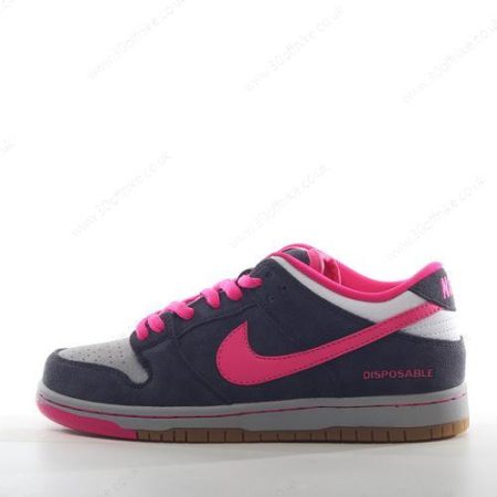 Nike SB Dunk Low Mens and Womens Shoes White Black Pink lhw