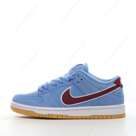 Nike SB Dunk Low Mens and Womens Shoes White Blue Orange DQ lhw