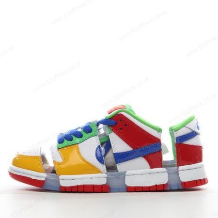 Nike SB Dunk Low Mens and Womens Shoes White Green Blue Red Yellow FD lhw
