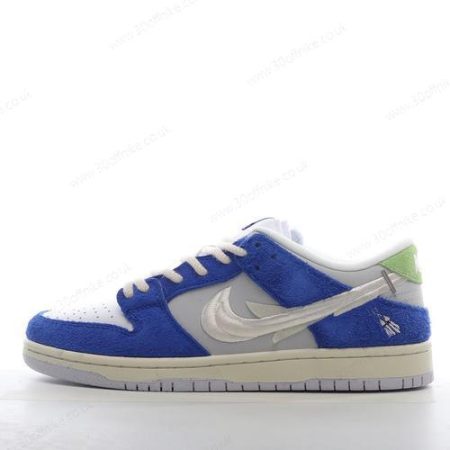 Nike SB Dunk Low Pro Mens and Womens Shoes Grey White Blue DQ lhw