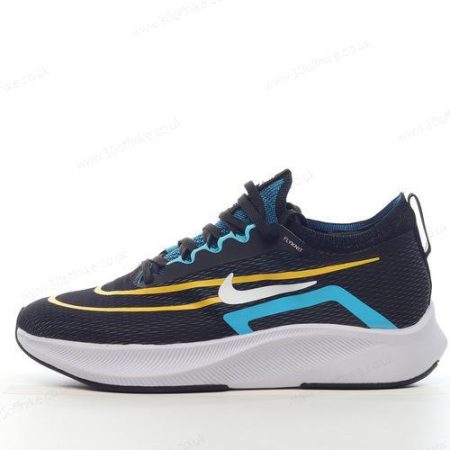 Nike Zoom Fly Mens and Womens Shoes Black Blue CT lhw