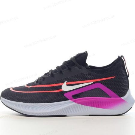 Nike Zoom Fly Mens and Womens Shoes Black Purple Orange CT lhw