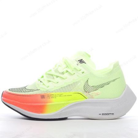 Nike ZoomX VaporFly NEXT Mens and Womens Shoes Green Orange CU lhw