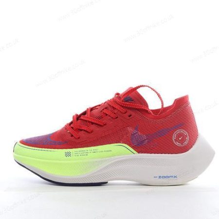 Nike ZoomX VaporFly NEXT Mens and Womens Shoes Red Green Grey DX lhw
